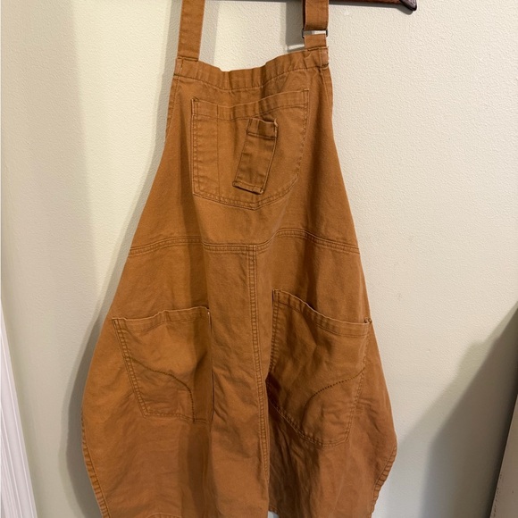 CHEF WORKS URBAN ROCKFORD CANVAS BIB APRON NUTMEG - Picture 8 of 11